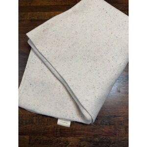 Mushie 100% organic cotton baby blanket. Beige